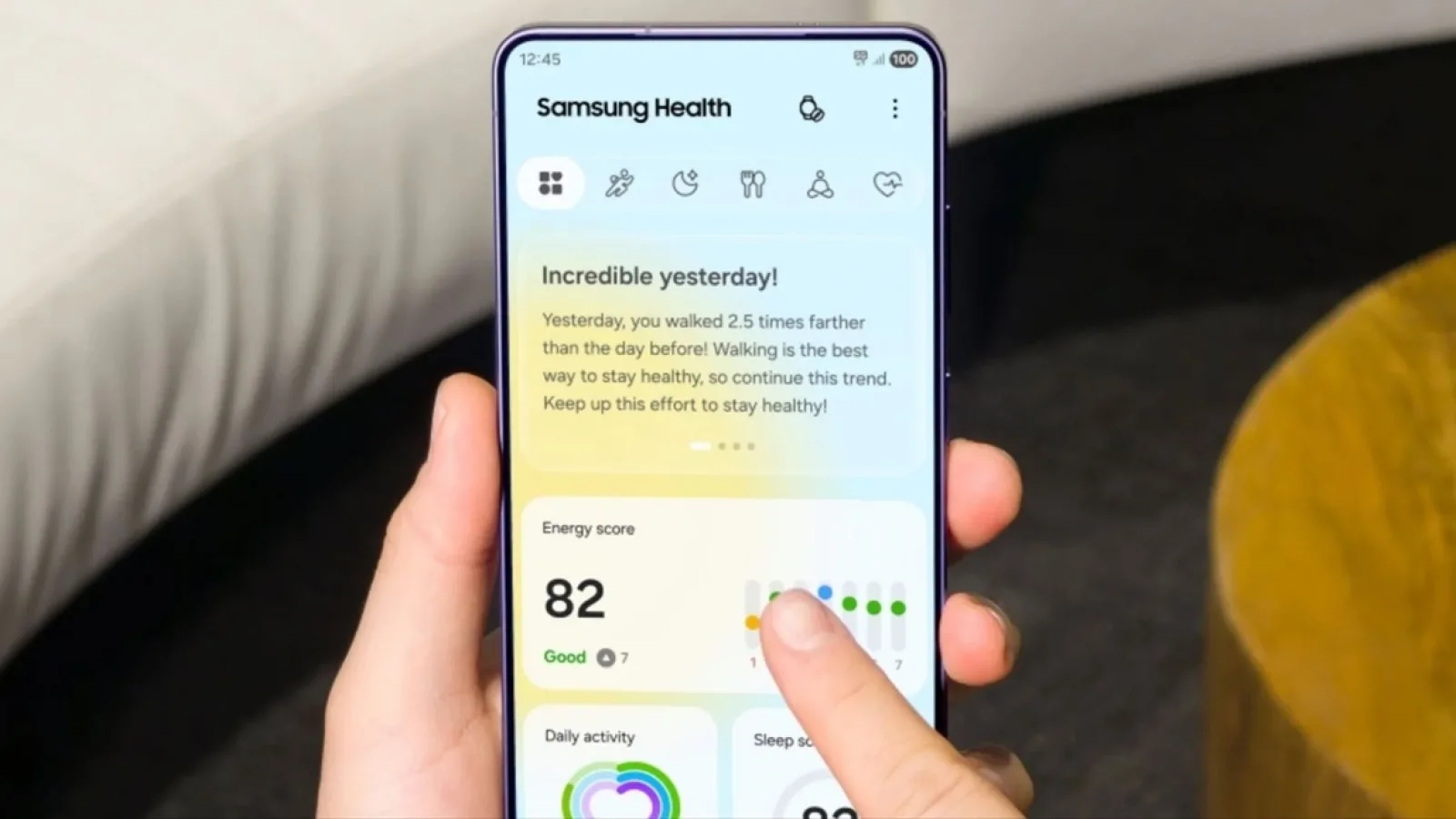 Samsung Health s-a reinventat, cu interfața nouă și funcții de sănătate calibrate de AI