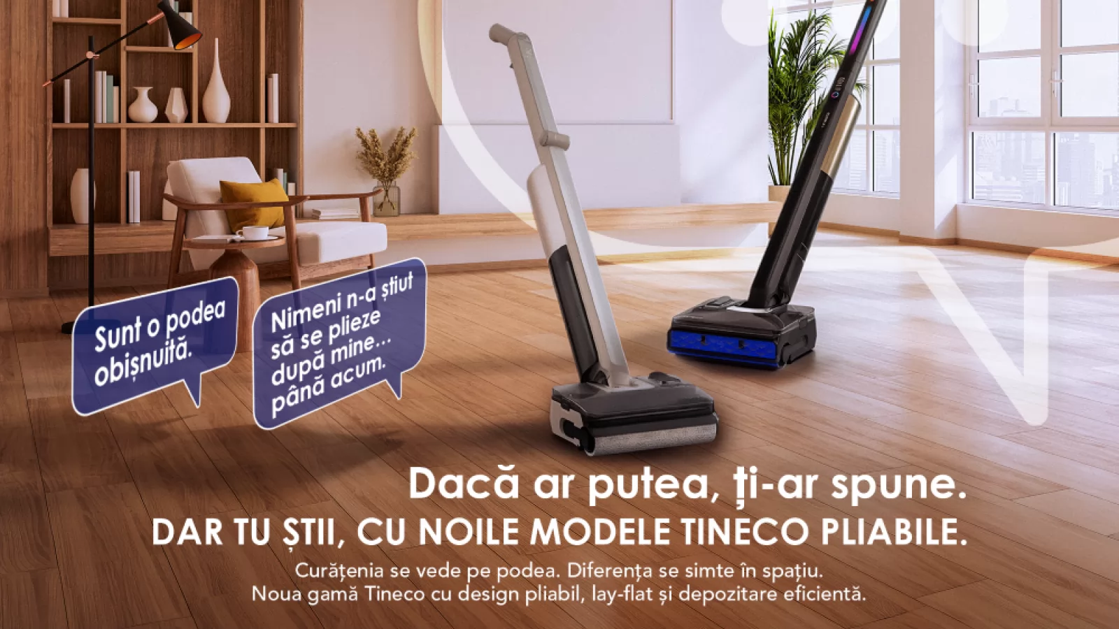 Tineco își aduce noile aspiratoare cu spălare pliabile i7 Fold Premium și S7 Fold Elite la Bucharest Tech Week