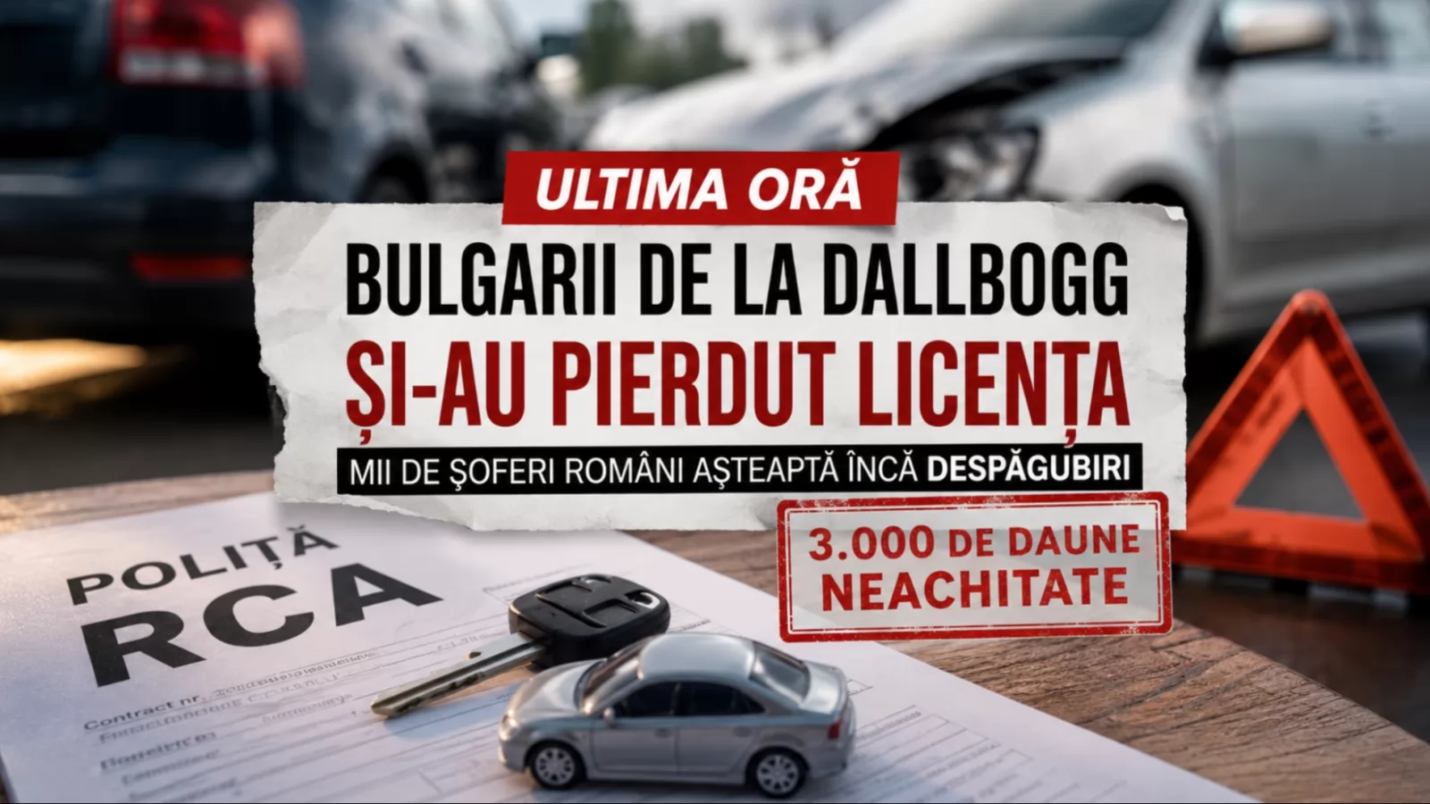 Scandal cu RCA-uri! Bulgarii DallBogg rămân fără licență: mii de șoferi români așteaptă încă despăgubiri RCA