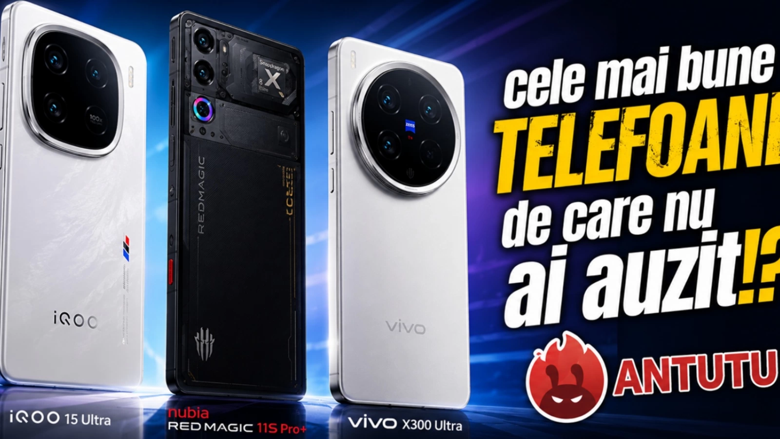 Telefoane care nici nu există în România domină top 10 AnTuTu flagship pe iunie 2026