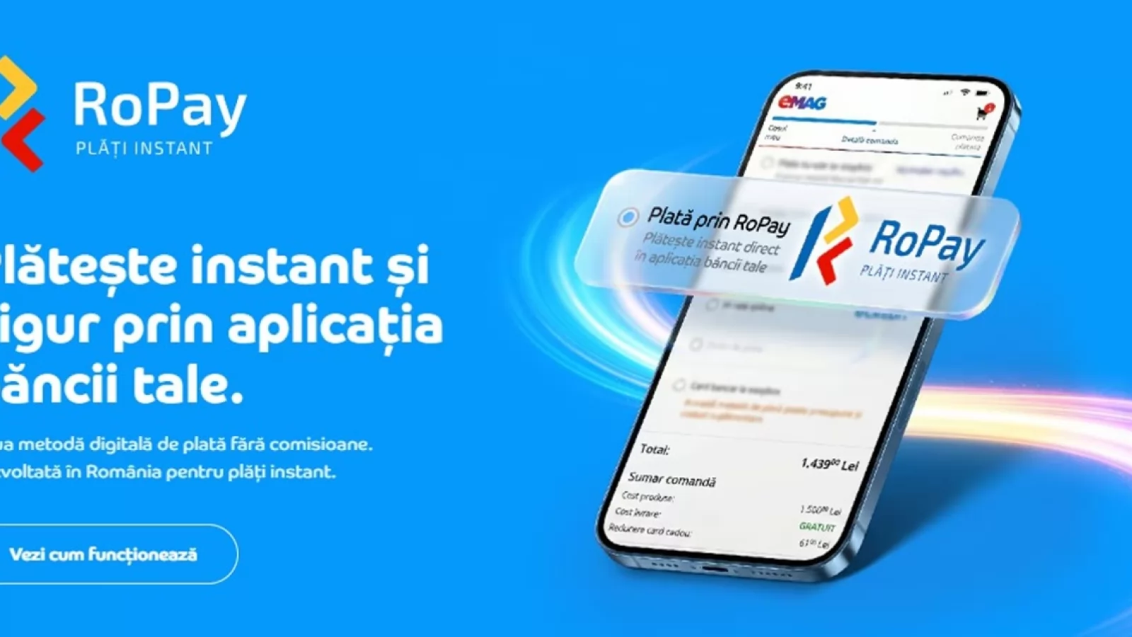 eMAG introduce RoPay: noua metodă de plată instant dezvoltată în România; Tot ce trebuie să știi