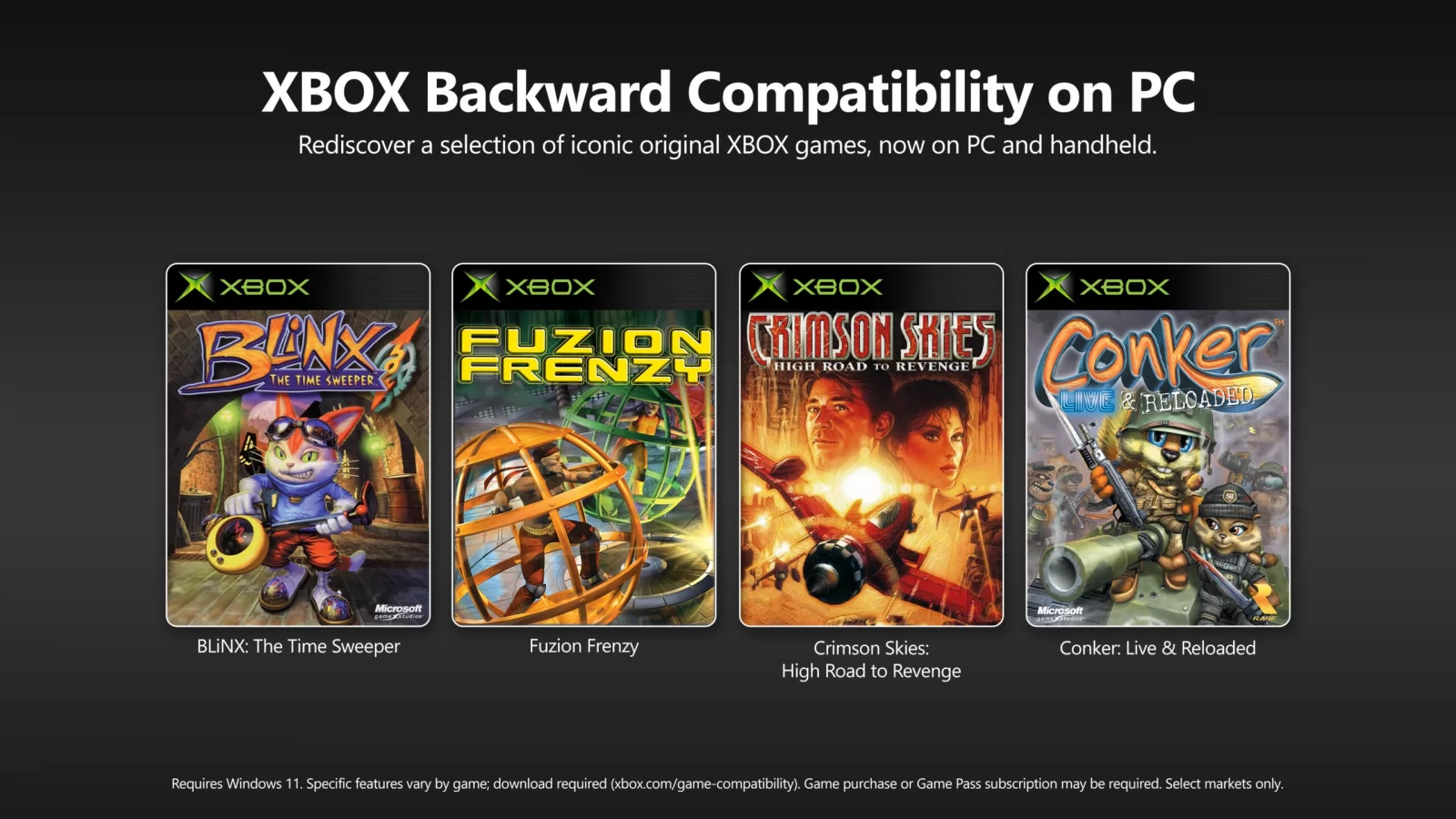 Jocurile copilăriei ajung pe PC: Microsoft lansează Xbox Backward Compatibility pentru Windows 11
