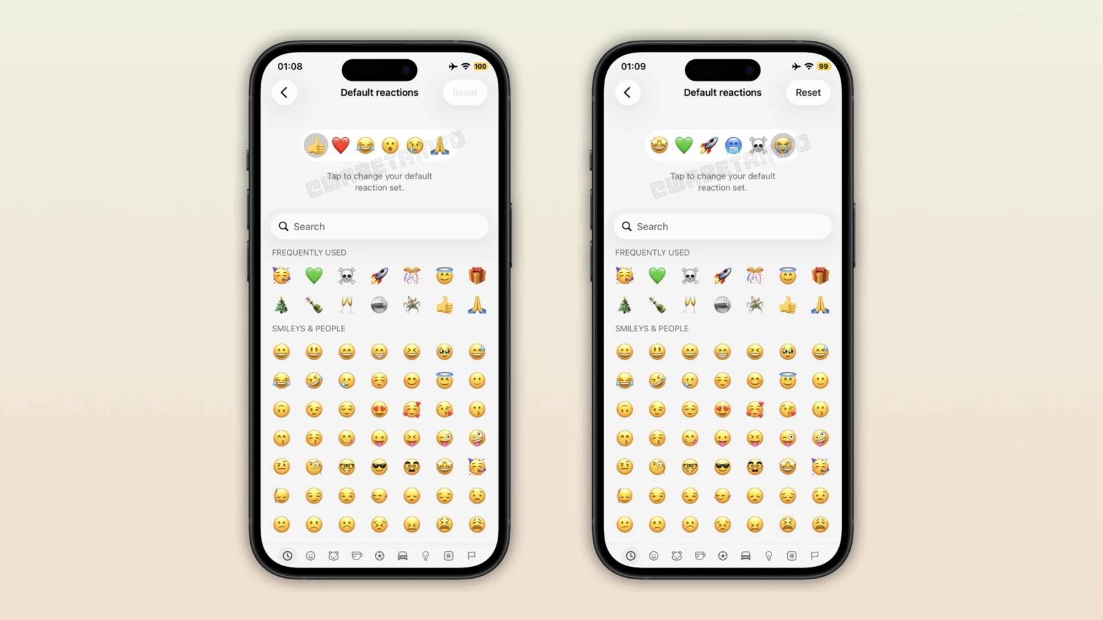 WhatsApp pregătește reacții rapide cu emoji la alegere pe iPhone, le rezervă însă abonamentului Plus