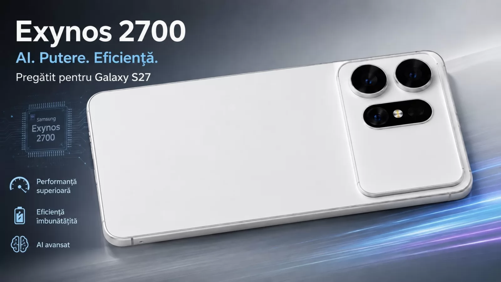 Exynos 2700 se pare că bate Snapdragon în testele interne Samsung; diferența la 2,5 W este cea care contează