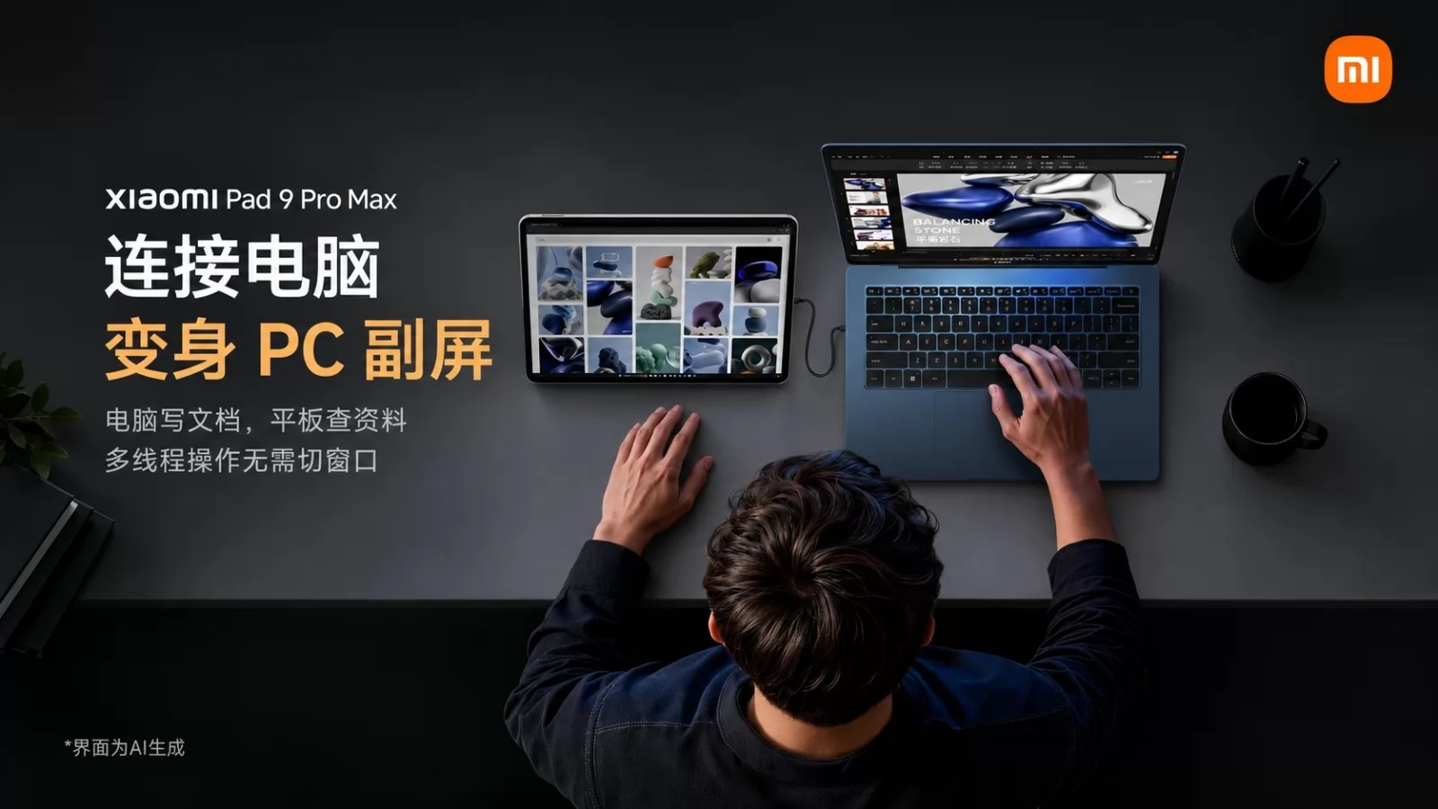 Xiaomi duce tableta de 13,3 inch spre teritoriu de laptop: HyperOS 4, TourBox și XRING O3