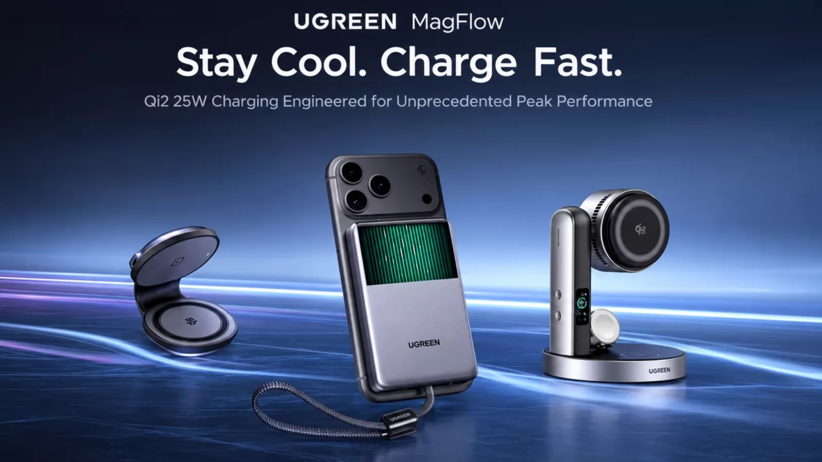 UGREEN pune răcire cu lichid într-un power bank Qi2 de 25 W; MagFlow Pro debutează la IFA 2026