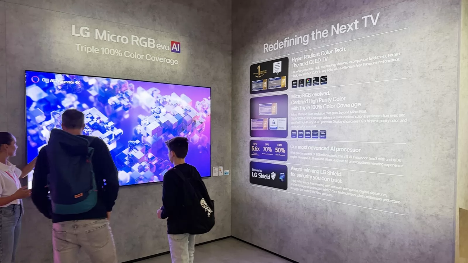 LG OLED evo AI și Micro RGB evo AI văzute la IFA 2026: ce face de fapt AI-ul?