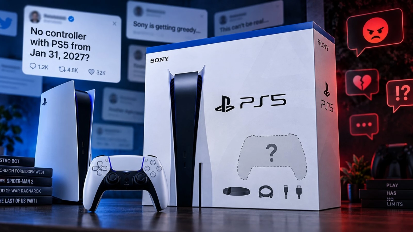 Sony NU va scoate controllerul DualSense din cutia PS5; Cum a ajuns o glumă virală să fie tratată drept știre?