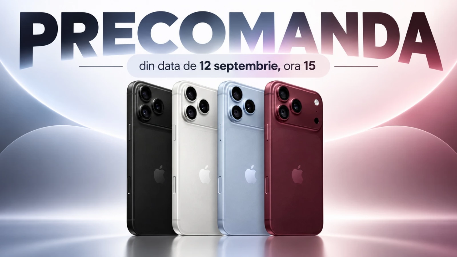 Pregătește-ți cardul! Mâine de la ora 15:00 se dă startul precomenzilor pentru iPhone 18 Pro & Pro Max!