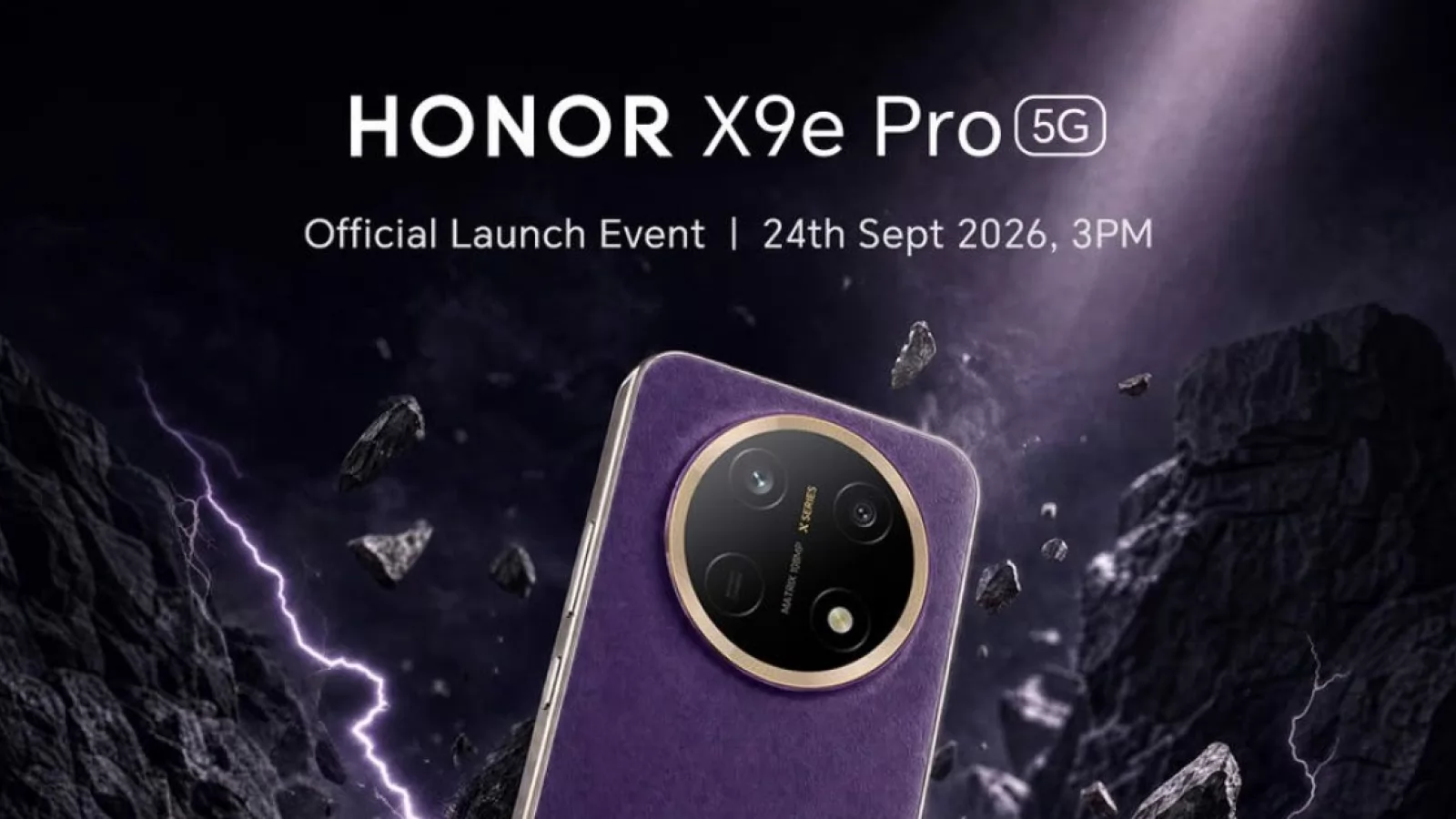 HONOR X9e Pro aduce o baterie de 11.000 mAh și încărcare la 80W; Lansarea are loc pe 24 septembrie