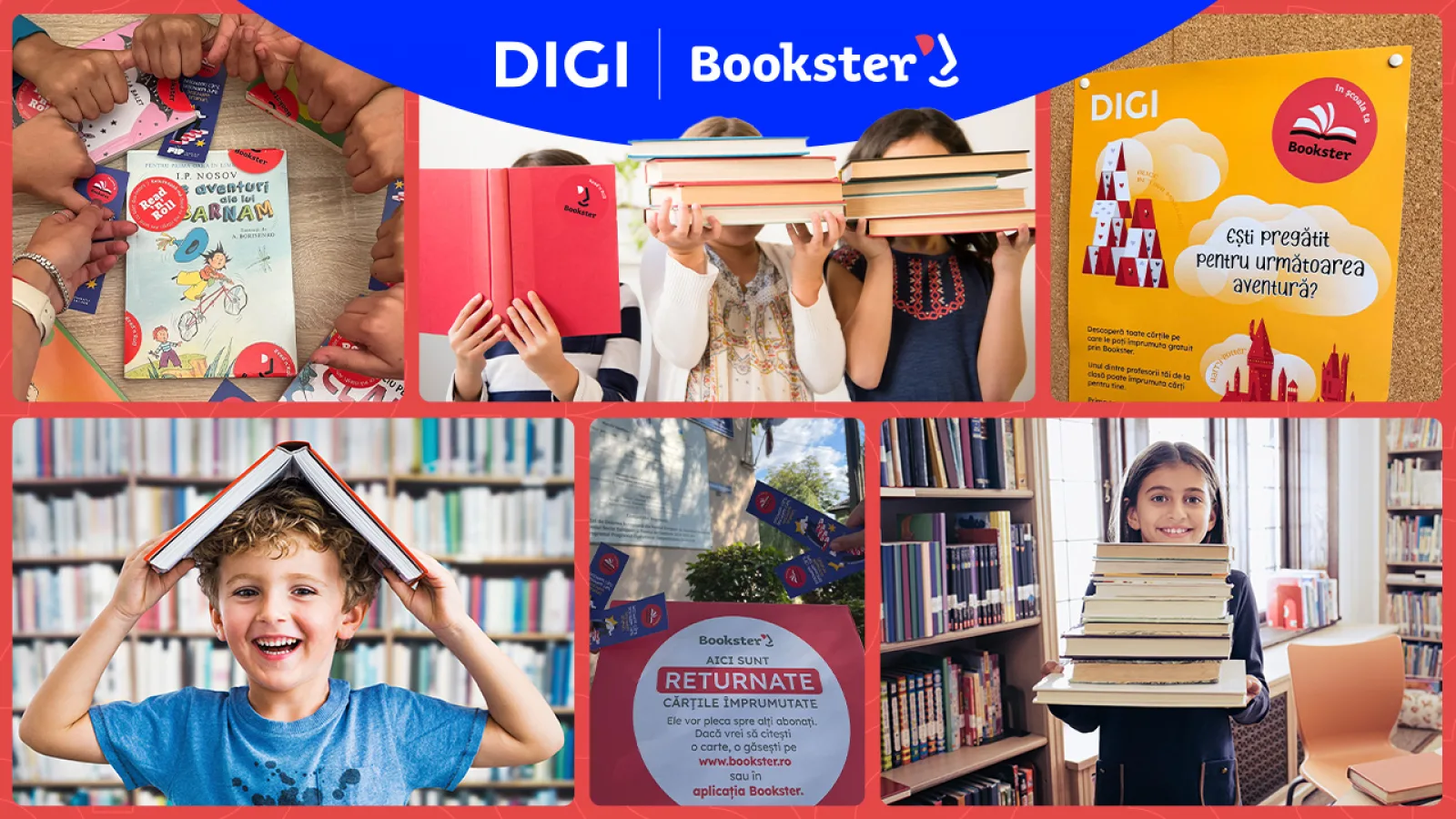Nu orice modernizare are nevoie de ecran; DIGI finanțează accesul la cărți pentru 2.100 de elevi prin Bookster