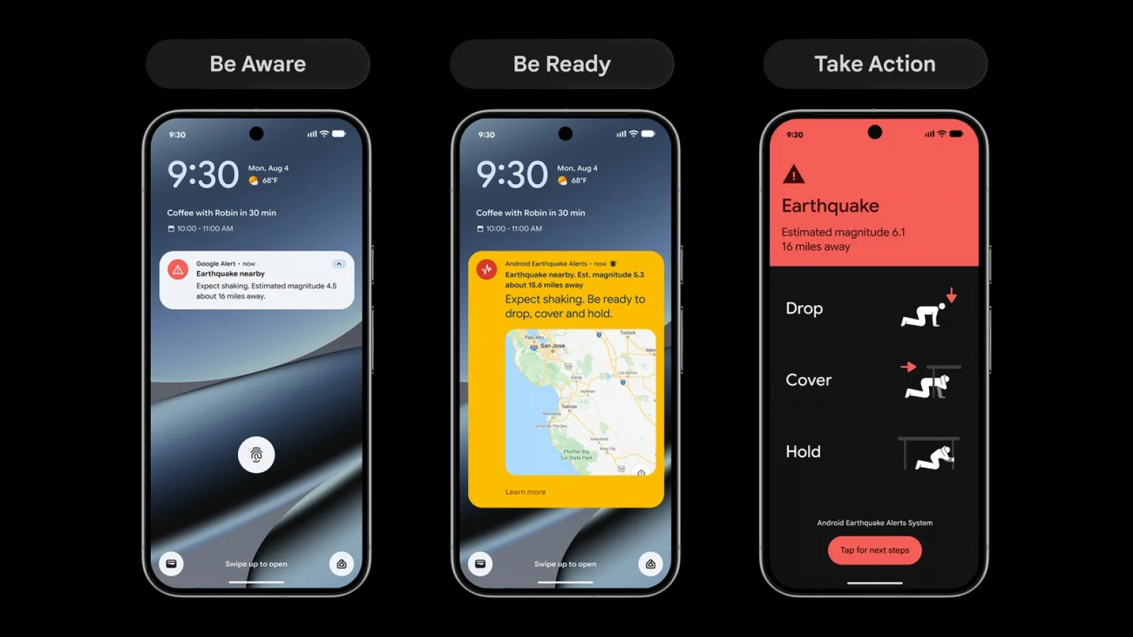 Alertele de cutremur Android ajung în peste 200 de țări și regiuni; România este deja acoperită