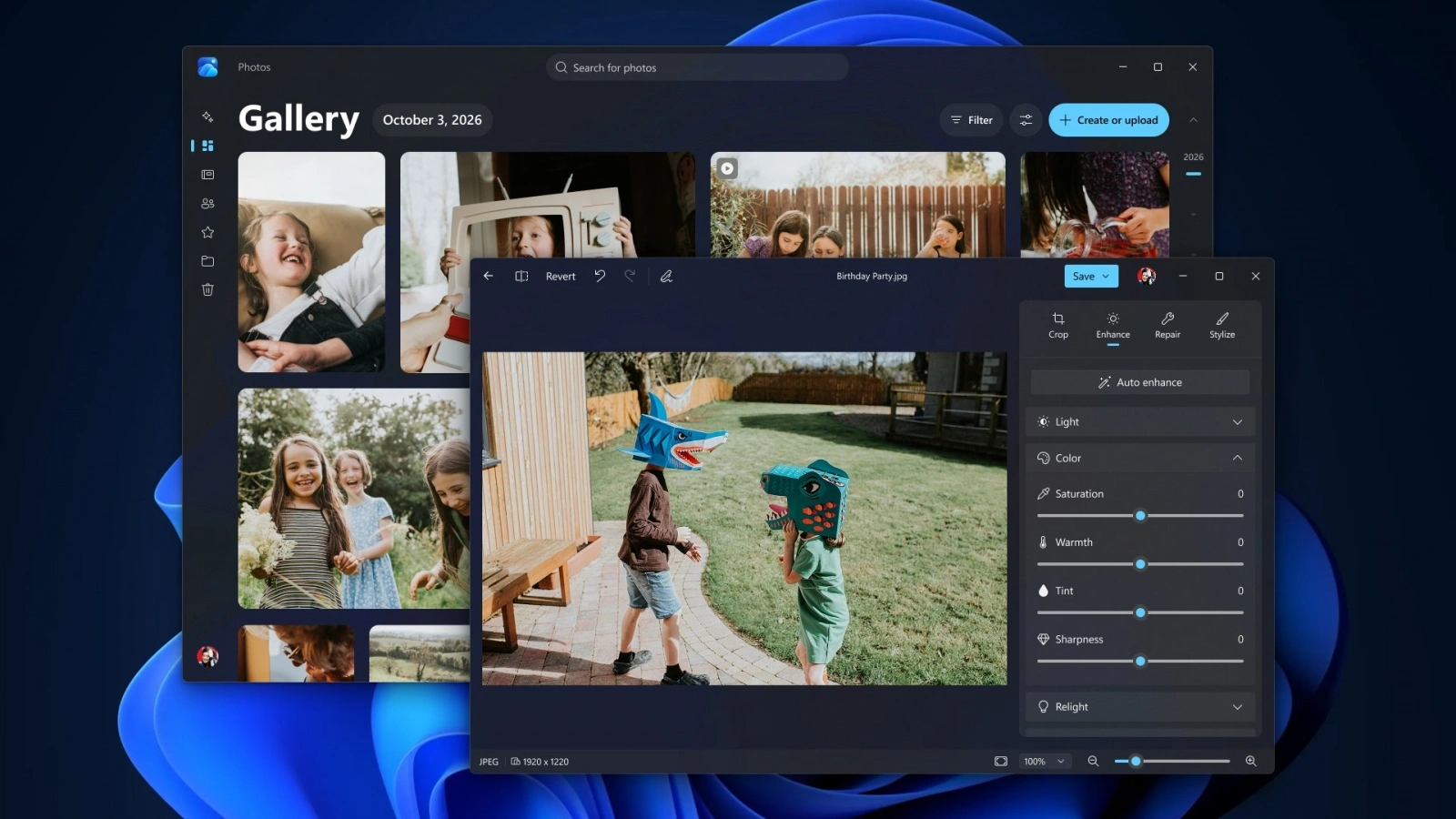 Aplicația Photos din Windows 11 se schimbă radical: integrare OneDrive și iCloud, eliminarea obiectelor cu AI și un editor mai rapid