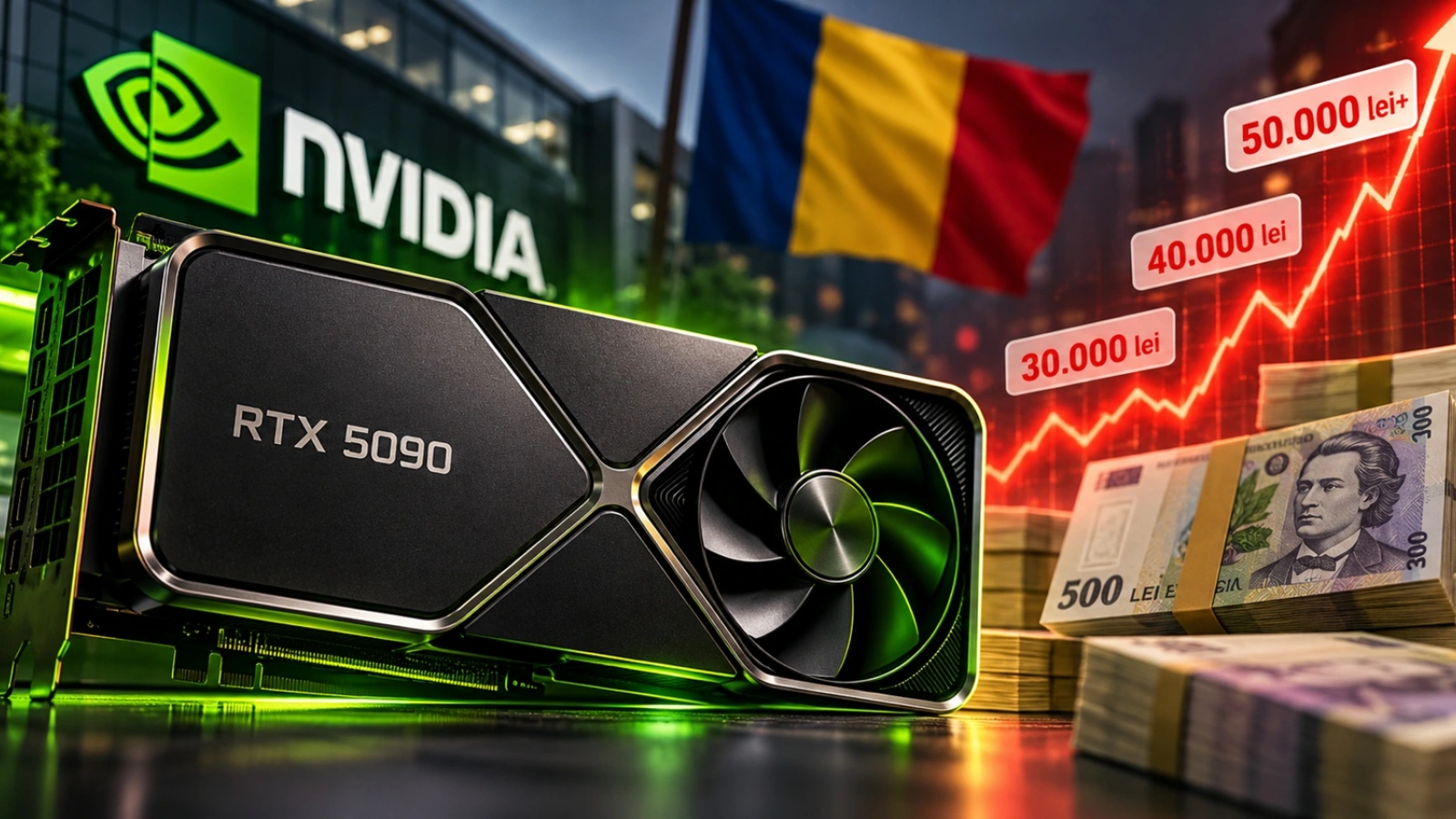 NVIDIA neagă că ar opri producția lui RTX 5090, însă prețurile au luat-o razna: în România unele plăci video costă peste 50.000 de lei
