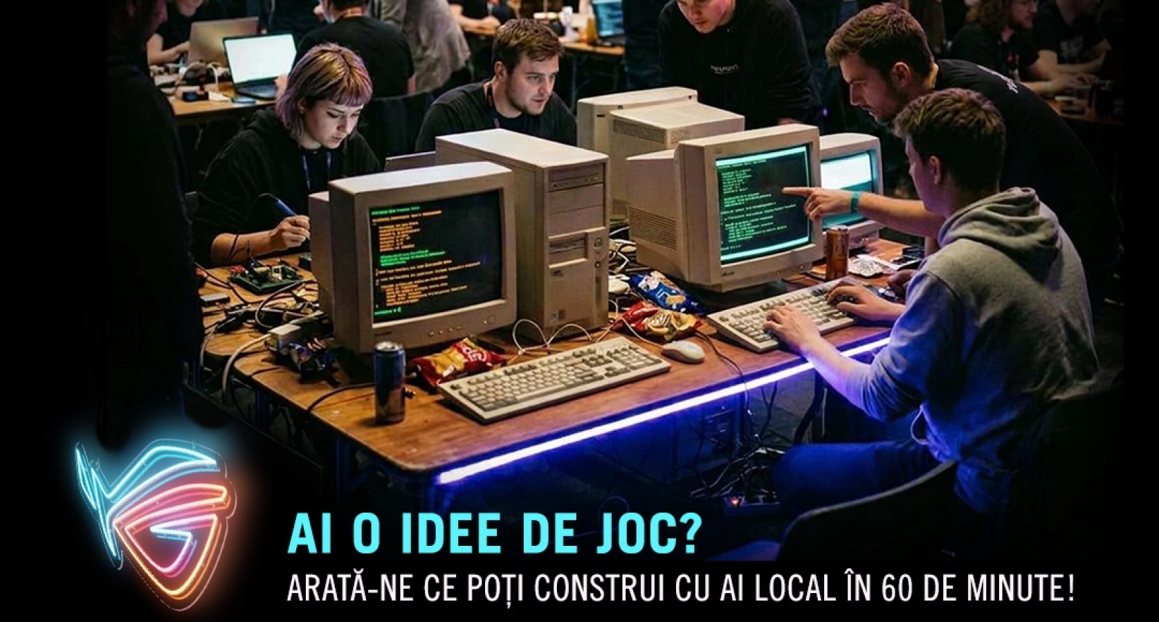 ASUS lansează ROG AI Local Coding 2026: 60 de minute pentru a crea un prototip de joc cu AI local la Bucharest Gaming Week