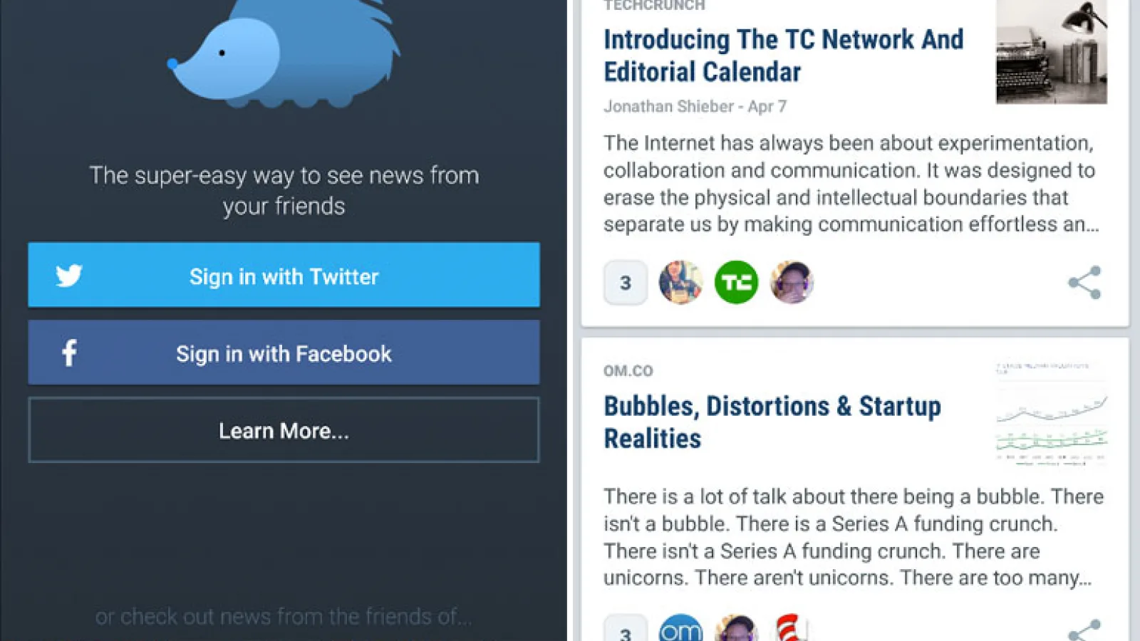 Nuzzel a lansat și pentru Android aplicaţia sa care afişează ştirile pe care le postează contactele tale de pe Facebook şi Twitter