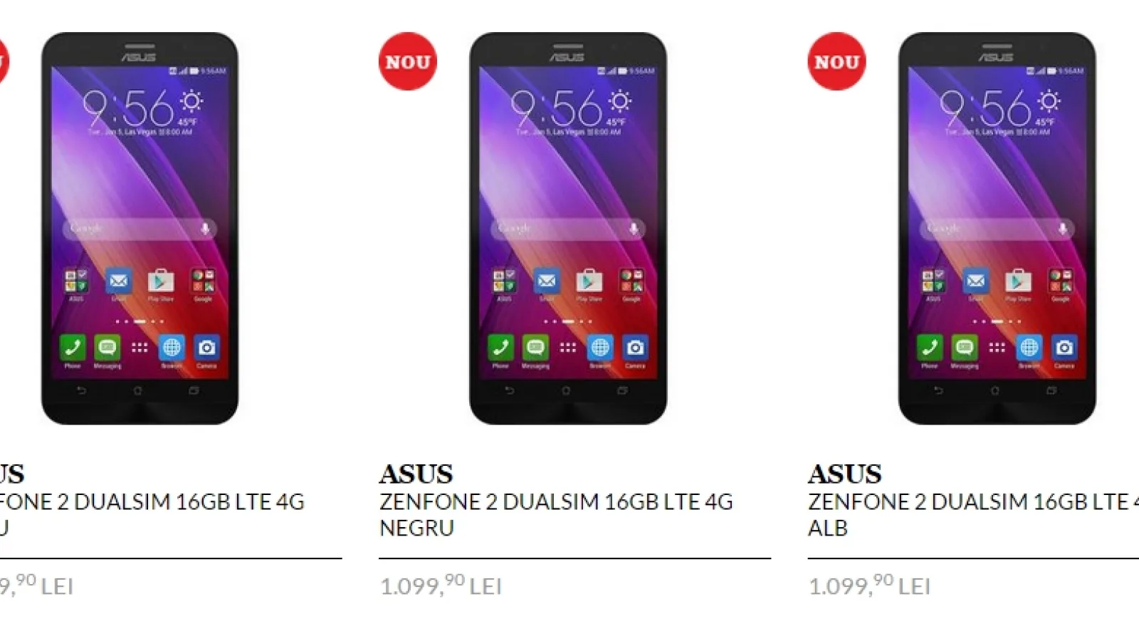 Asus ZenFone 2 Dual-SIM în versiunea cu 2 GB RAM ajunge la QuickMobile! Costă 1.099 lei!