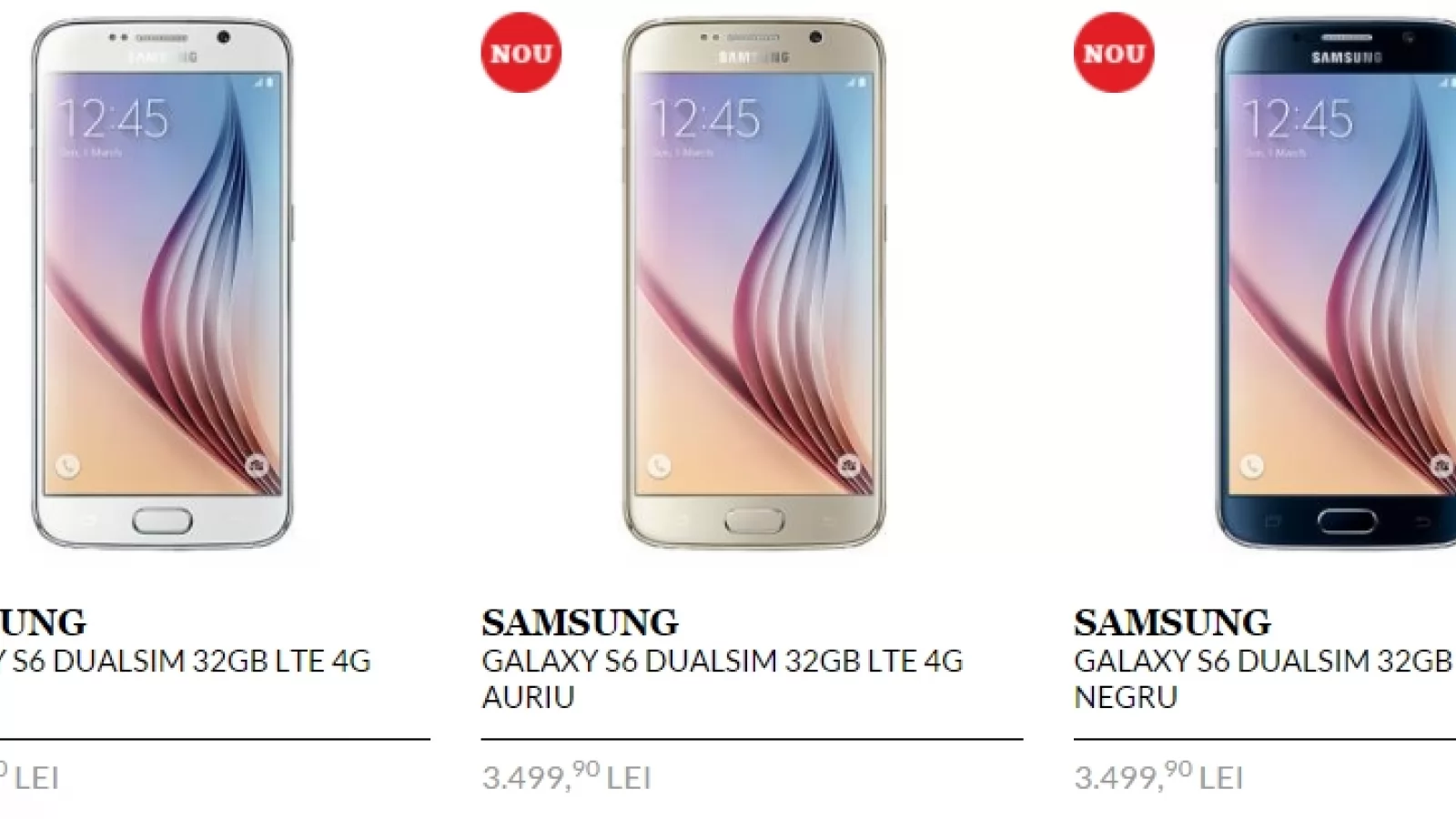 Samsung Galaxy S6 Dual-SIM disponibil la comandă prin intermediul QuickMobile.ro