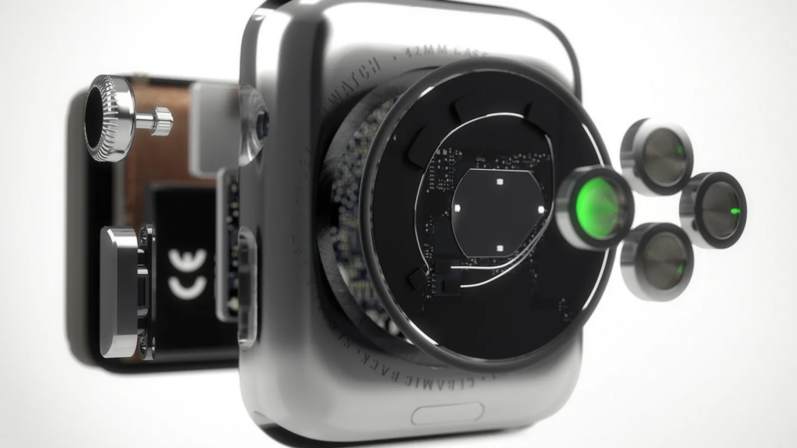 Talentatul designer Martin Hajek ne prezintă interiorul lui Apple Watch, într-o serie de randări 3D