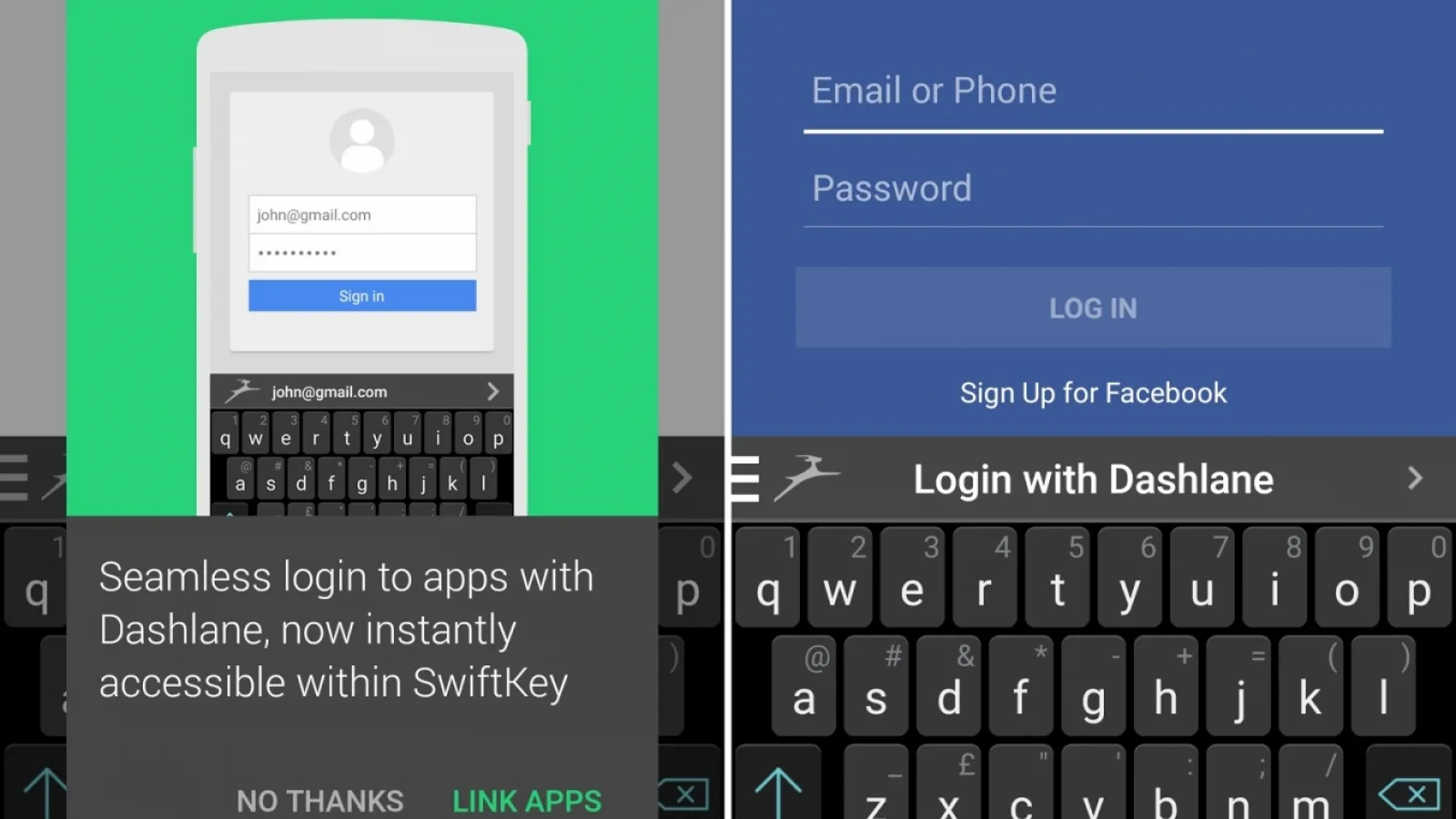 Noua versiune SwiftKey 5.3 va aduce o funcție de memorare a datelor de login pentru diverse aplicații
