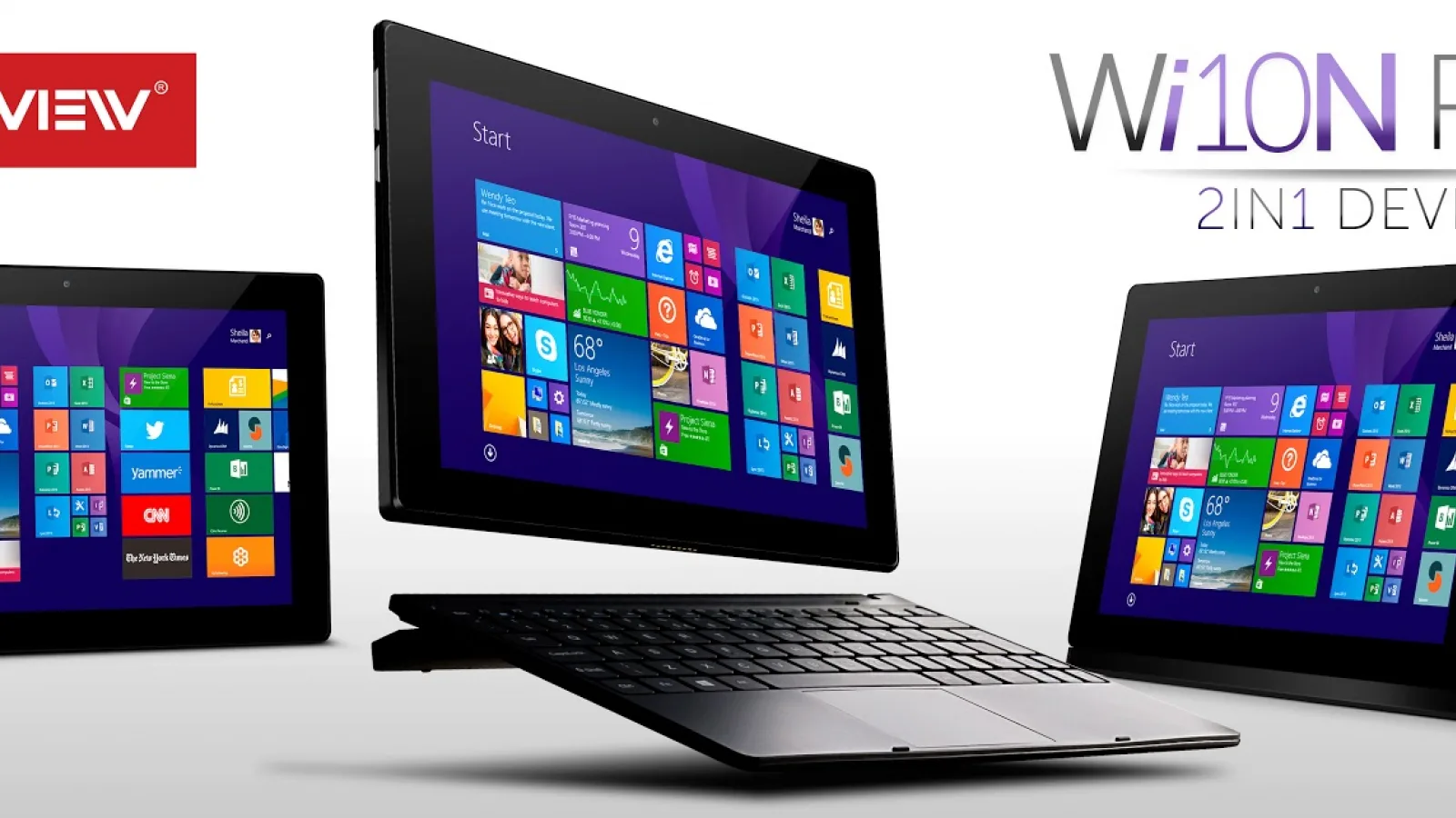Allview lansează tableta WI10N Pro, model 2 în 1 dotat cu Windows 8.1