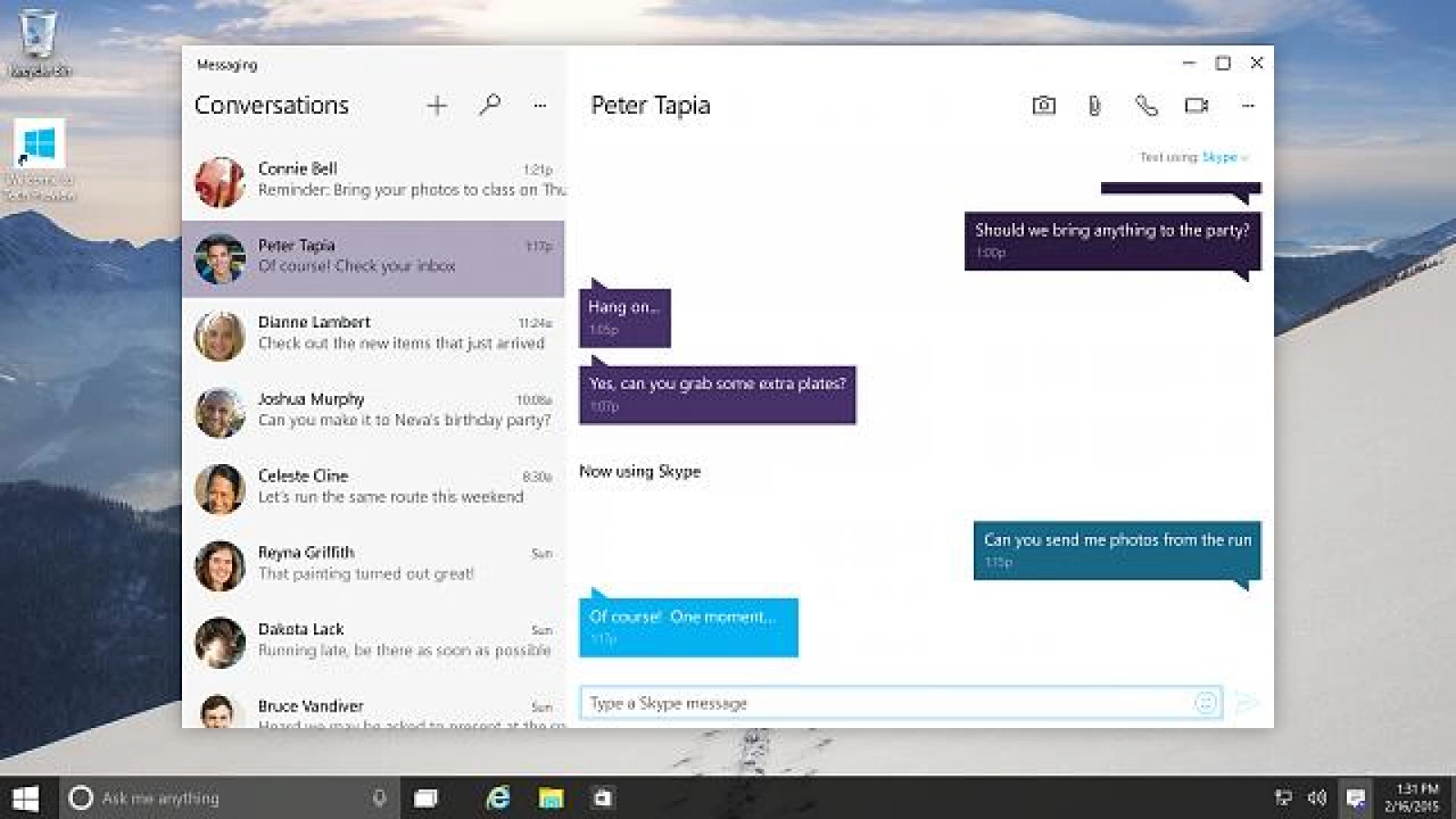 Windows 10 ar putea include o funcție de apelare și comunicare SMS direct de pe computer