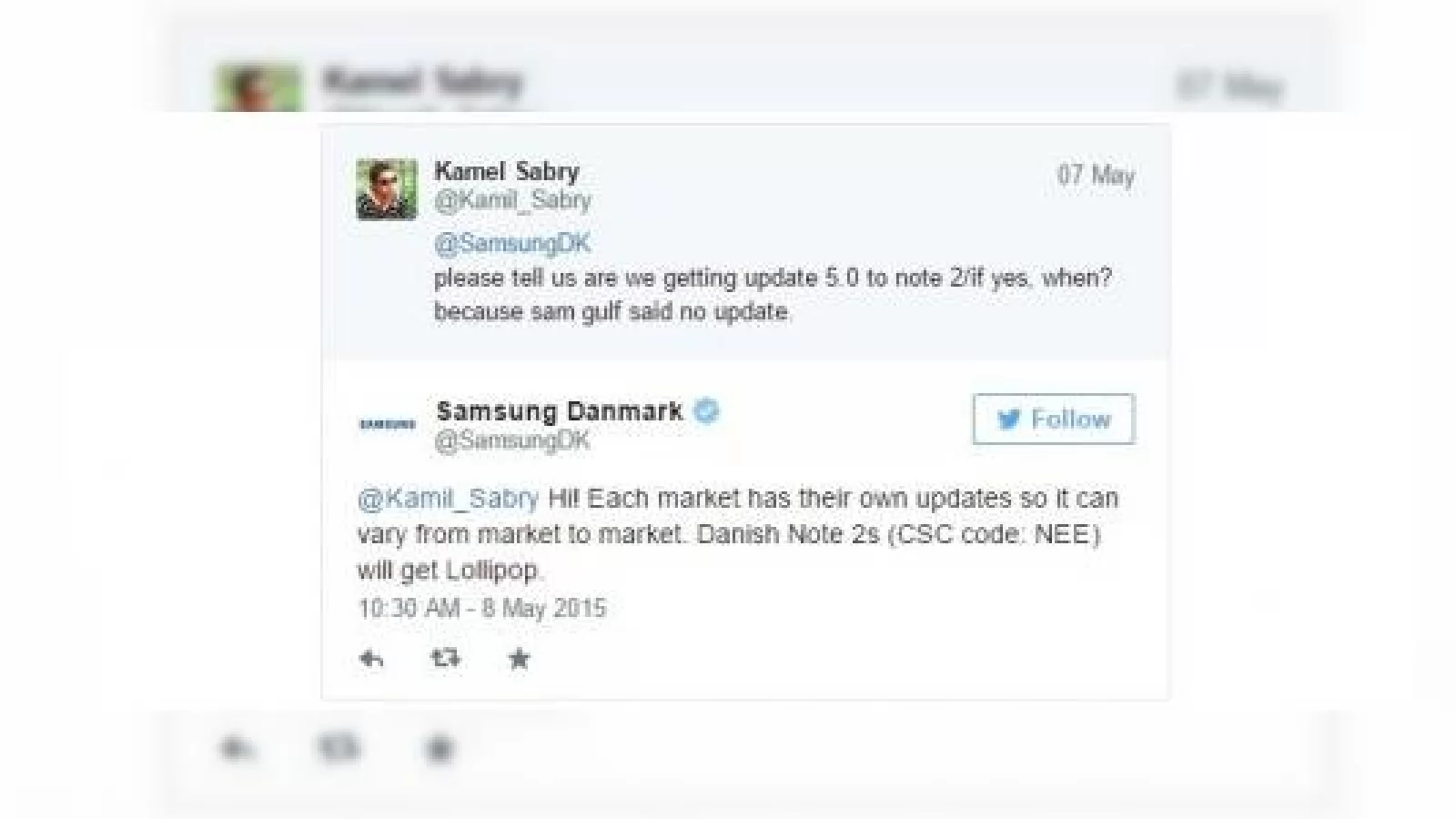 Samsung Galaxy Note 2 ar putea primi Android 5.0 Lollipop doar în anumite țări