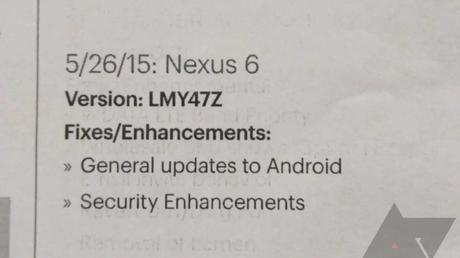Google Nexus 6 ar putea primi Android 5.1.1 Lollipop în următoarele zile