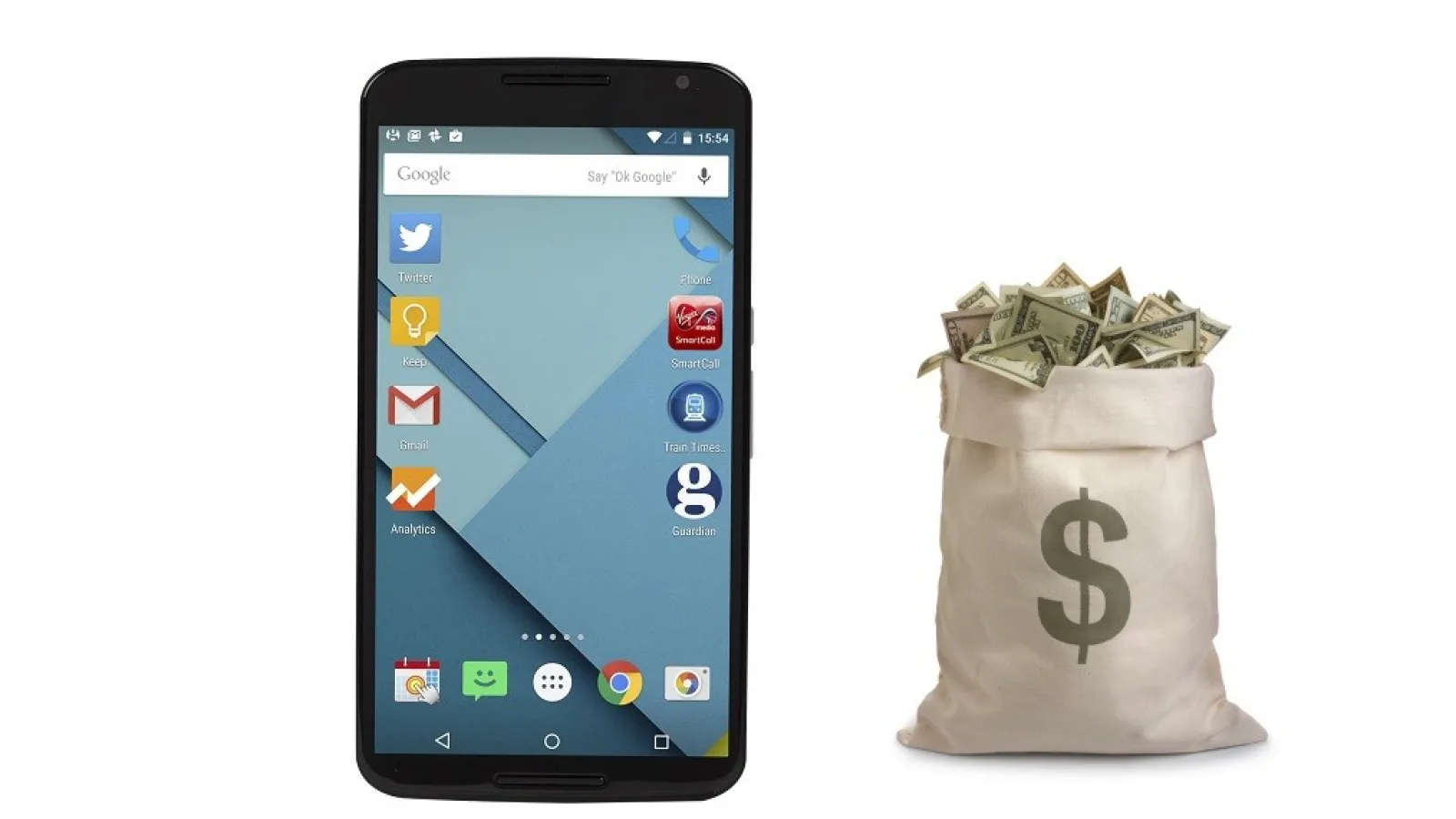 Şeful Google Ad afirmă că telefoanele cu diagonală mare "vând" reclame mai bine