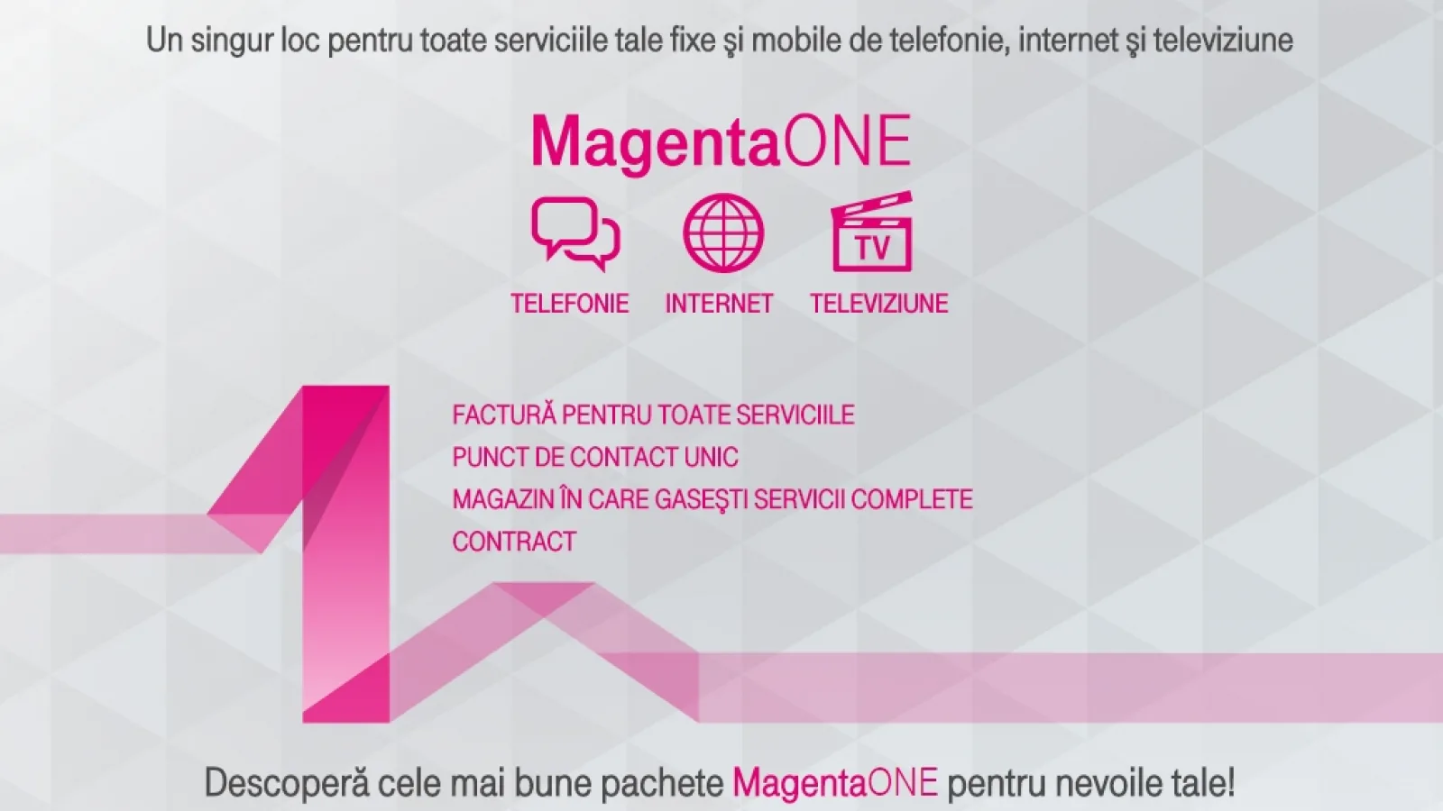 Telekom România anunță lansarea conceptului comercial MagentaOne; iată detalii