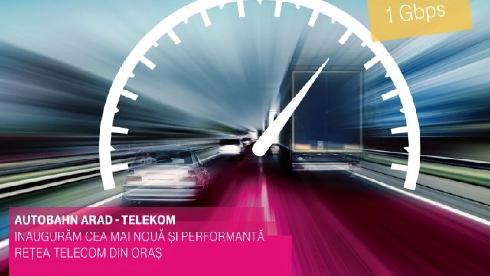 Telekom inagurează Autobahn Arad-Telekom; rețeaua ce aduce viteze de până la 1 Gbps la internet și televiziune interactivă