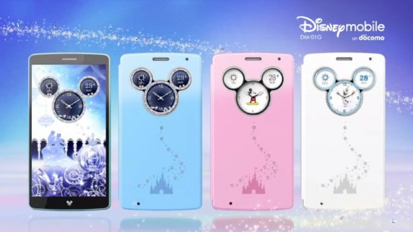 LG G2 relansat în Japonia sub numele Disney Mobile DM-01G, vine cu o carcasă Mickey Mouse şi cristale Swarovski (Video)
