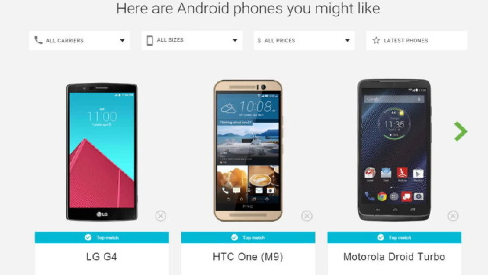Google lansează un site care te ajută să îţi alegi telefonul ideal