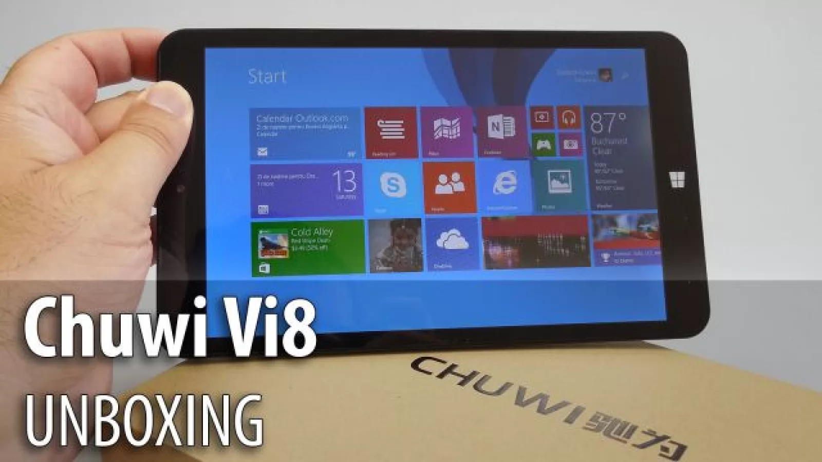 Chuwi Vi8 Unboxing: prima tabletă dual boot testată la Mobilissimo.ro scoasă din cutie, costă sub 100 de dolari! (Video)
