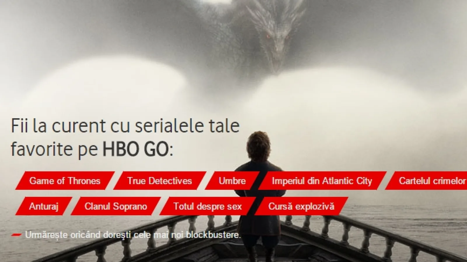 Iată cât ne costă un abonament lunar la serviciul HBO GO prin Vodafone + tutorial de activare