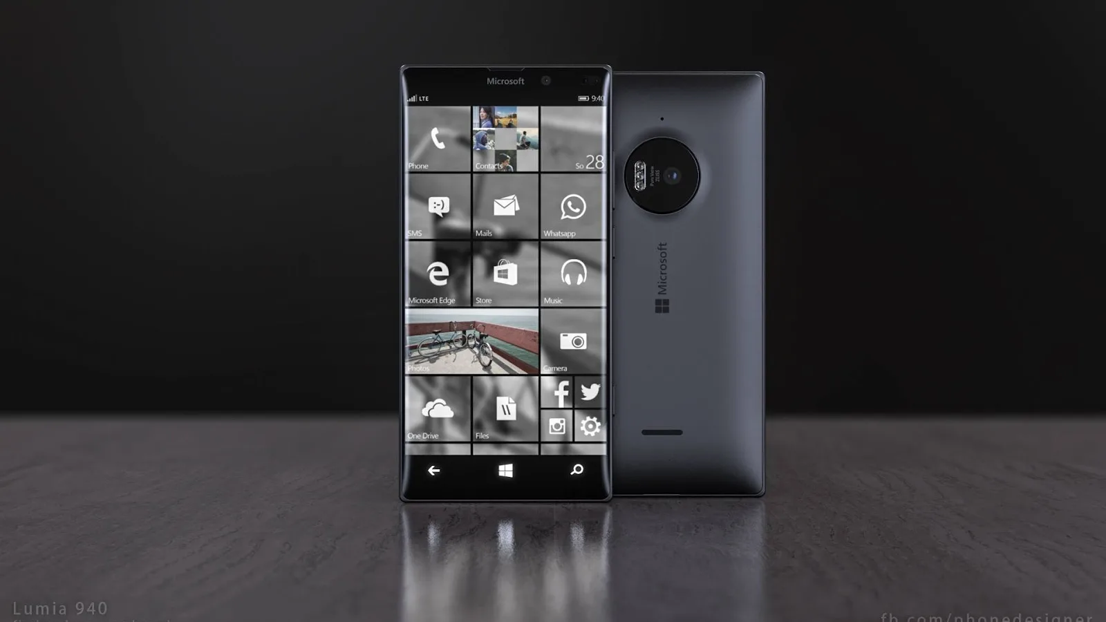 Microsoft Lumia 940 primeşte o galerie de randari excelent realizate de designerul Jonas Daehnert
