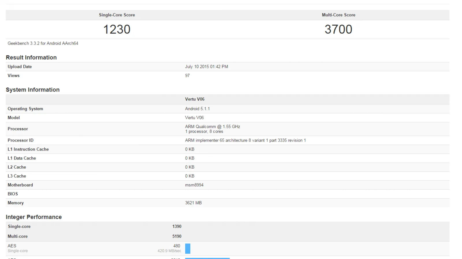 Noul Vertu 06 oferă specificaţii de top: trece la 4 GB RAM şi procesor Snapdragon 810
