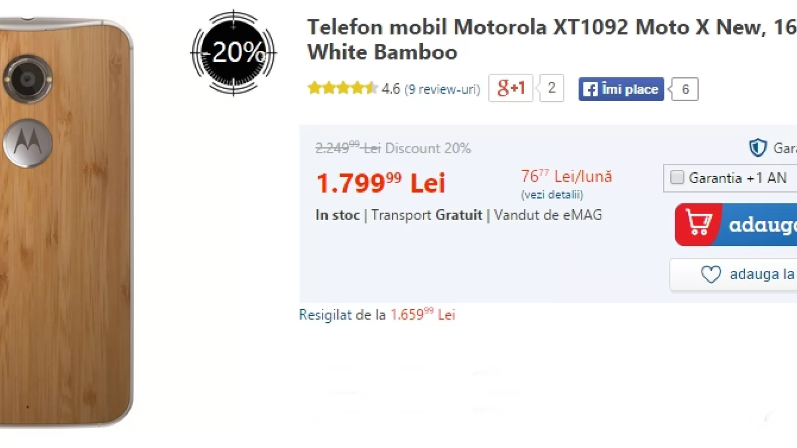 Reducerile din campania eMAG Stock Busters continuă și astăzi