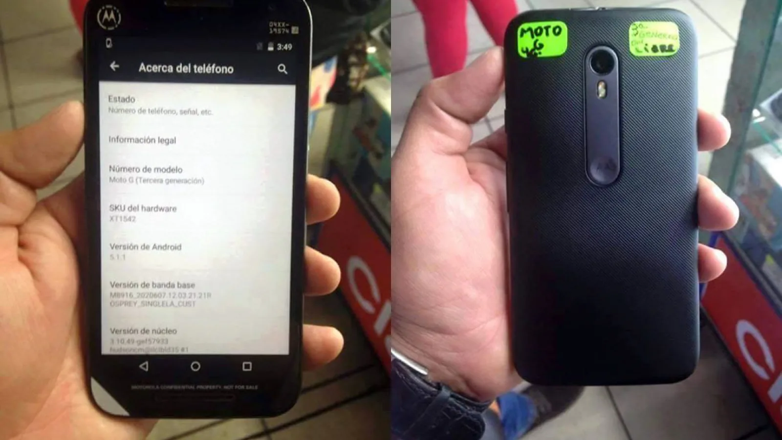 Motorola Moto G 2015 îşi face apariţia în imagini hands on ajunse pe web, se reconfirma si cateva dotari