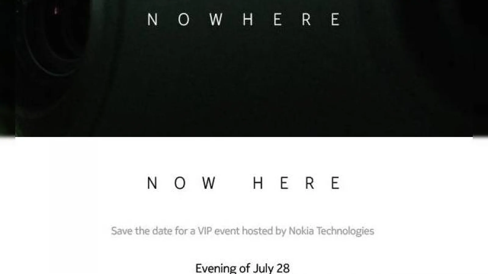 Nokia postează un teaser pentru un eveniment VIP programat pentru 28 iulie