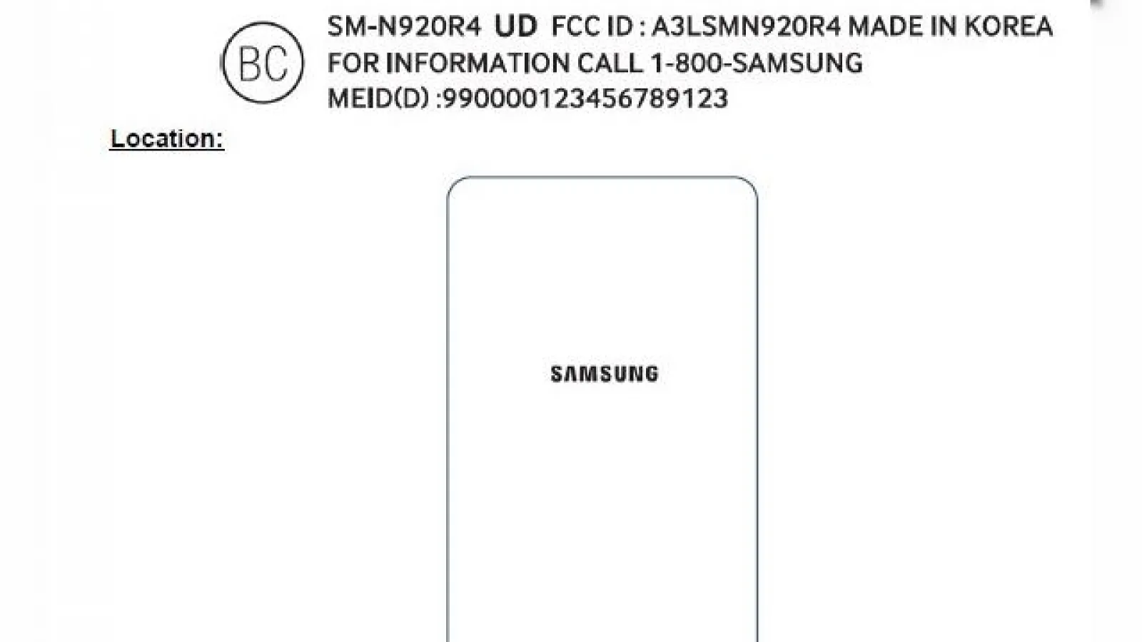 Samsung Galaxy Note 5 primeşte certificarea FCC, în varianta US Cellular, cu nume de cod SM-N920R4