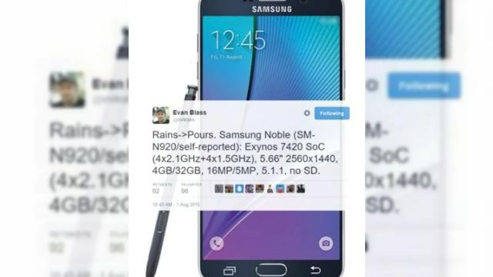 Slotul microSD va lipsi de pe Samsung Galaxy Note 5; aflăm și alte detalii despre noul phablet