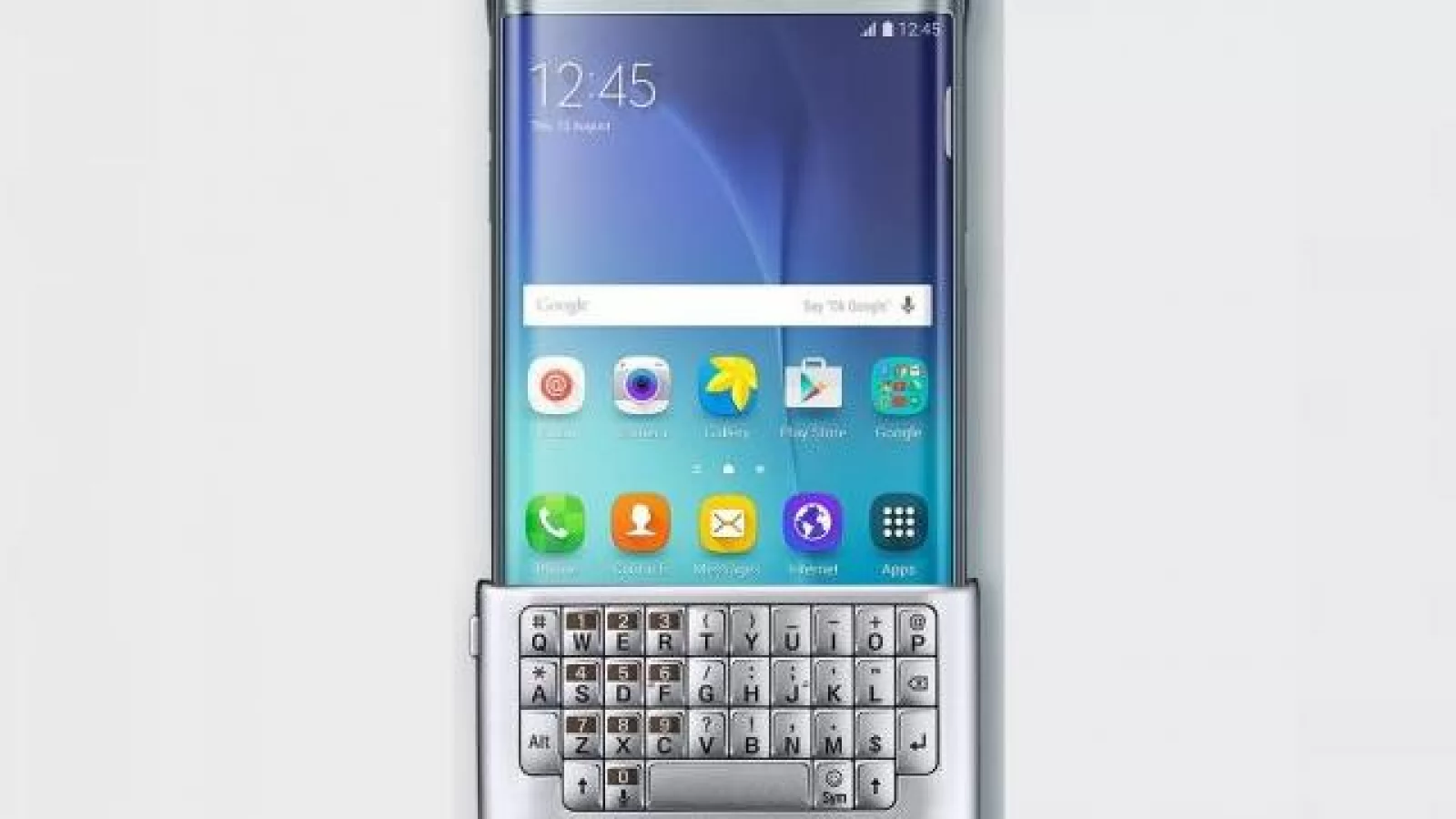 Samsung Galaxy S6 Edge Plus ar putea primi un accesoriu special frontal cu o tastatură QWERTY inclusă