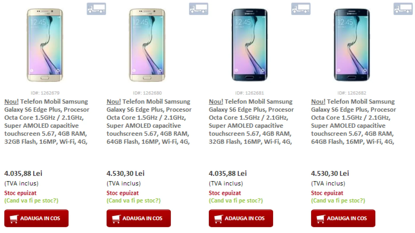Samsung Galaxy S6 Edge Plus listat de un retailer din România; Acesta sosește la un preţ de peste 4000 lei