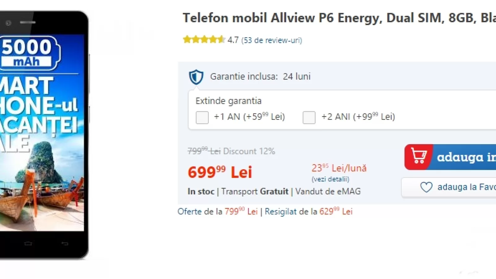 eMAG ne prezintă astăzi noi reduceri; tableta iPad Mini Retina costă 1.299 lei