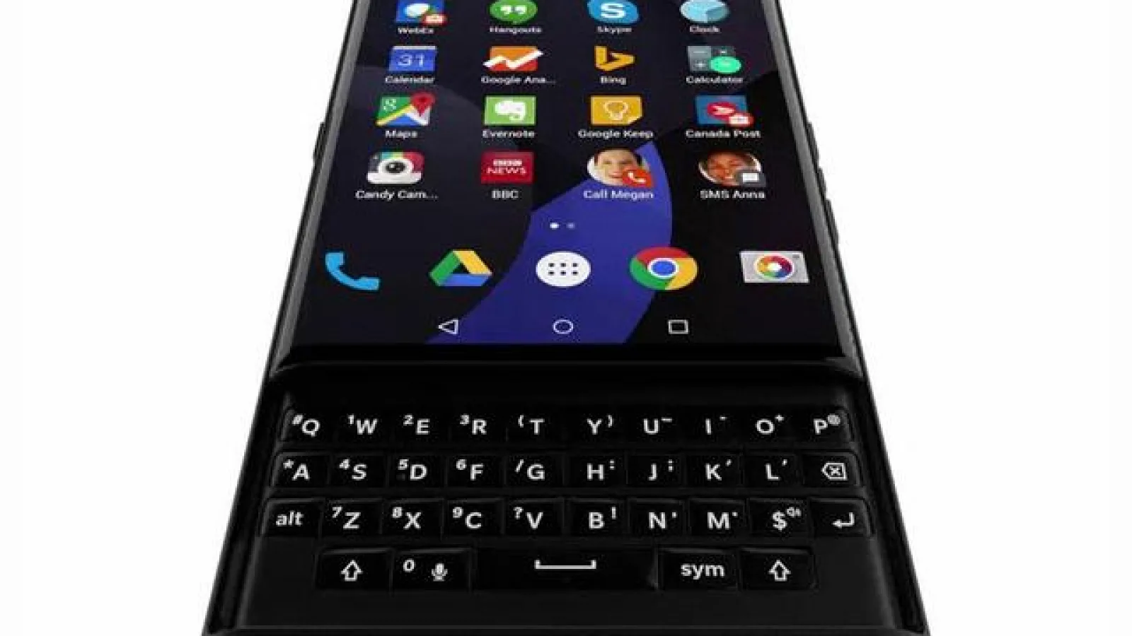 BlackBerry Venice scapă din nou pe web, de această dată într-un GIF postat de @evleaks; Acesta scoate în evidenţă tastatura glisantă
