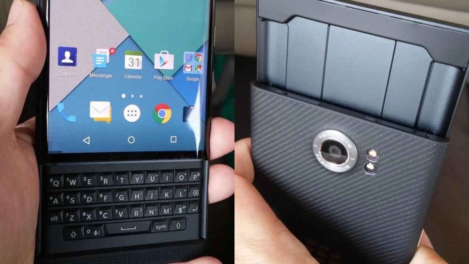 BlackBerry Venice apare în noi imagini hands-on, cu Android la bord şi un design foarte arătos