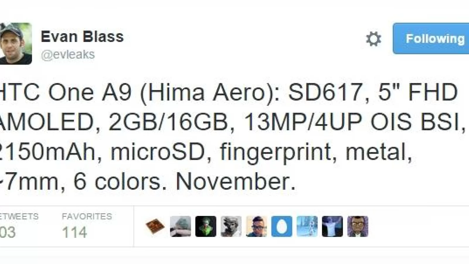 HTC Butterfly 3 în versiunea internațională ar putea fi lansat pe 29 septembrie, urmat de modelul mid-range One A9/Aero o lună mai târziu