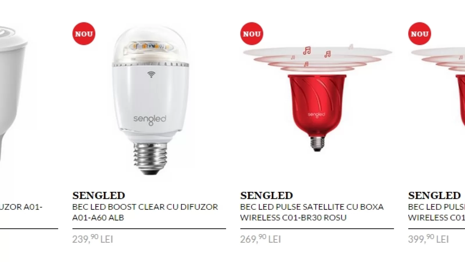 Becurile Sengled ajung în oferta celor de la QuickMobile; iată cât costă un astfel de gadget cu difuzor sau amplificator WiFi integrat