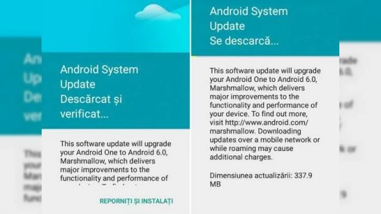 Karbon Sparkle V este unul dintre primele terminale Android One ce primește actualizarea la versiunea 6.0 Marshmallow
